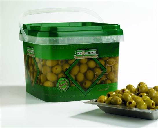 Olives pitted natural green 1